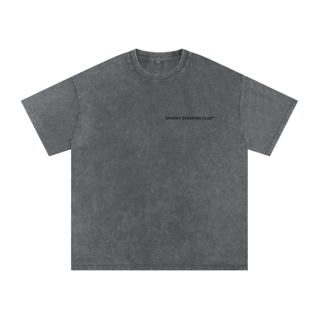 NOBODY IS BORN READY I OVERSIZED T-SHIRT PIRATE GREY