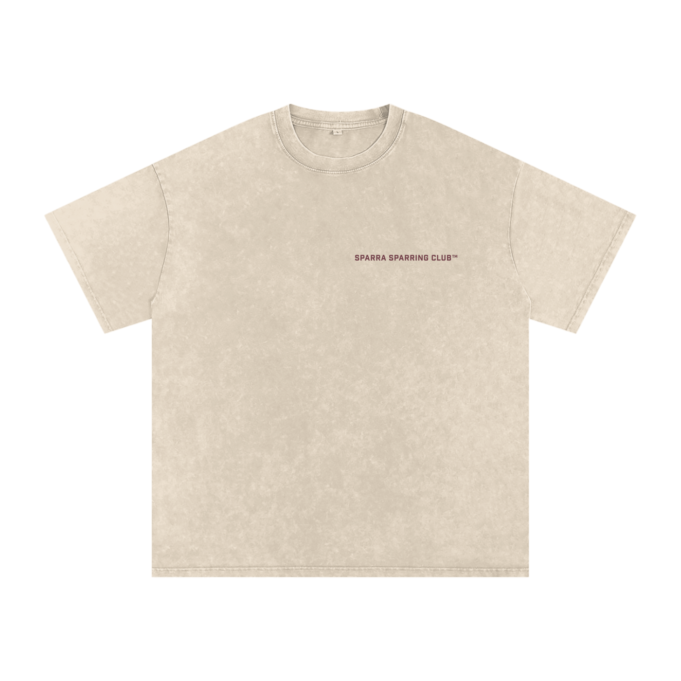 NOBODY IS BORN READY I OVERSIZED T-SHIRT APRICOT